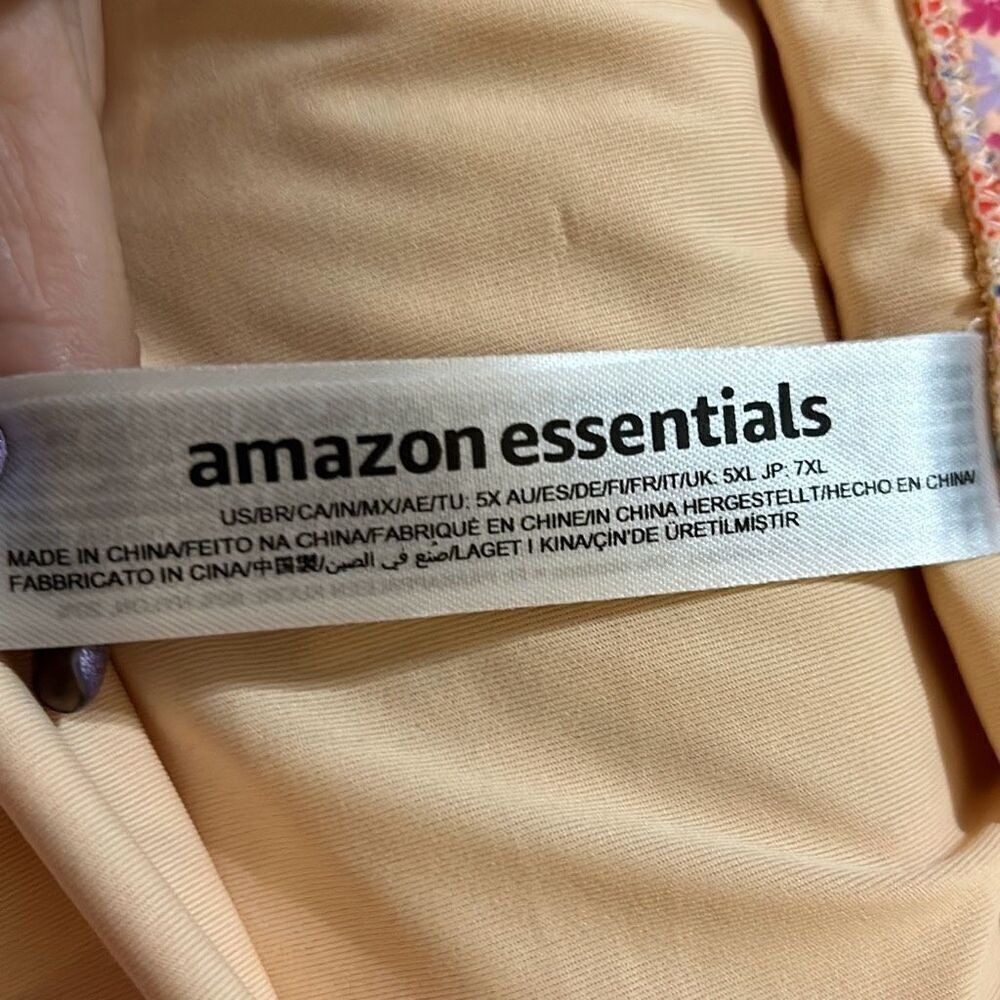 Amazon Essentials Women's High-Waist Bikini‎ Bottoms. Floral. Size 5X - Picture 3 of 5